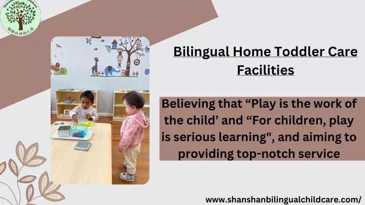bilingual home toddler care facilities