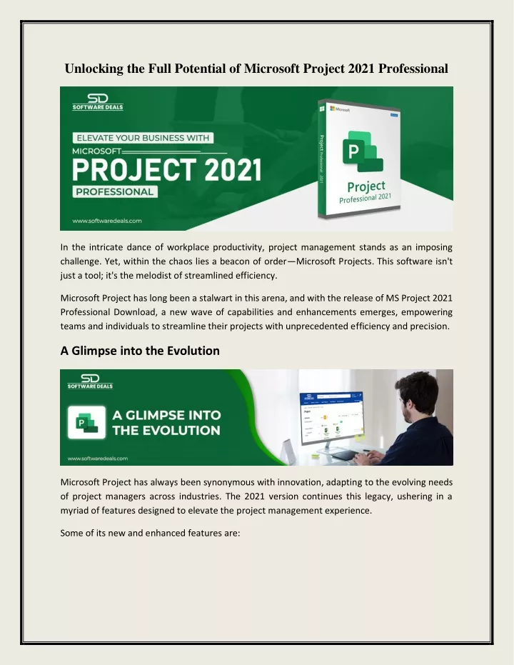 unlocking the full potential of microsoft project