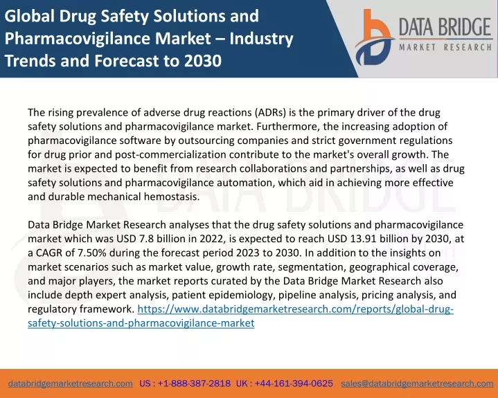 global drug safety solutions