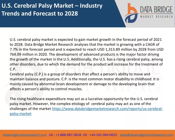 u s cerebral palsy market industry trends