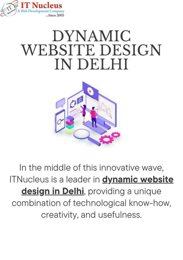 Dynamic website design in Delhi | ITNucleus