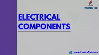 Discover Top Electrical Components Suppliers & Manufacturers in UAE with Traders