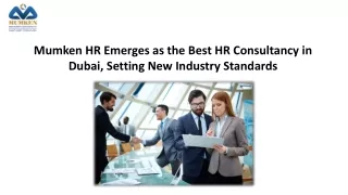 Best HR Consultancy in Dubai - Mumken HR
