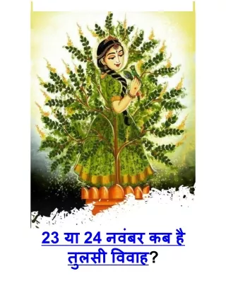 Tulsi Vivah 2023