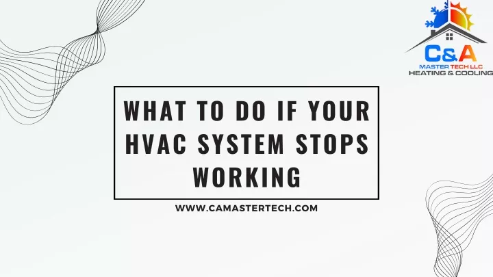 what to do if your hvac system stops working