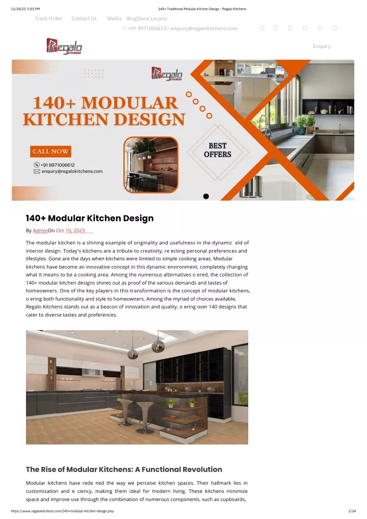 PPT - 140 Modular Kitchen Design PowerPoint Presentation, free download ...