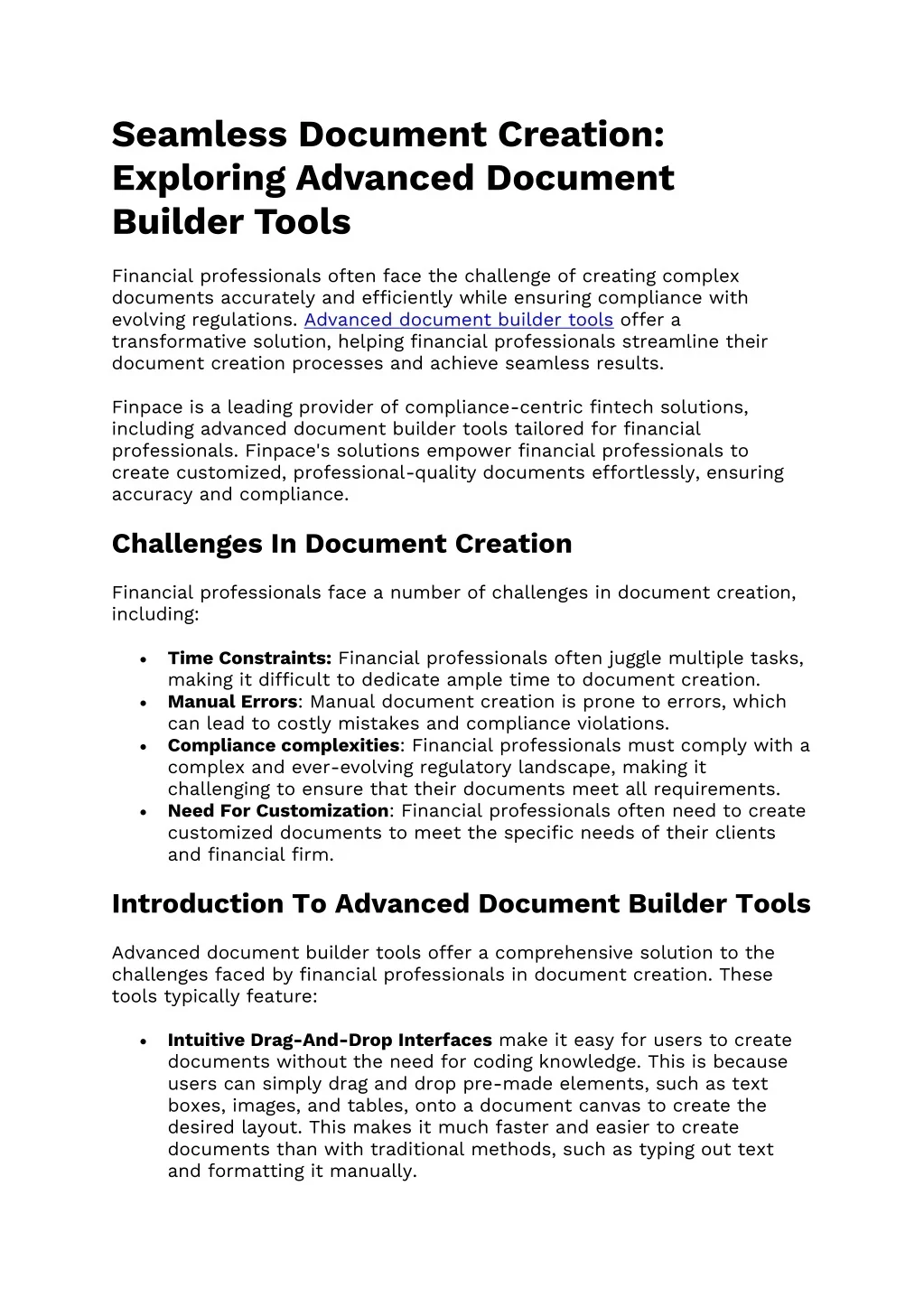 PPT - Exploring Advanced Document Builder Tools PowerPoint Presentation ...