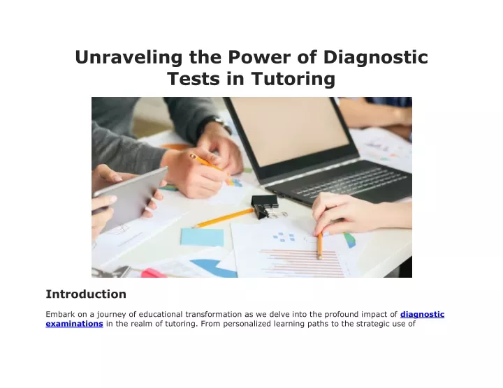 unraveling the power of diagnostic tests