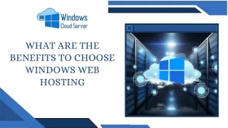 Windows Web Hosting: A Smart Choice for Your Online Presence