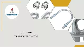 Top U Clamp Suppliers & Manufacturers in UAE On TradersFind