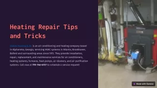 Heating Repair Tips and Tricks