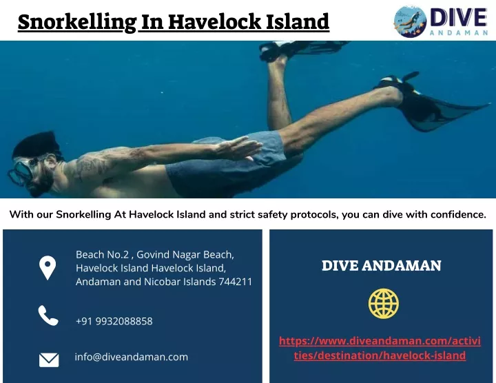 snorkelling in havelock island