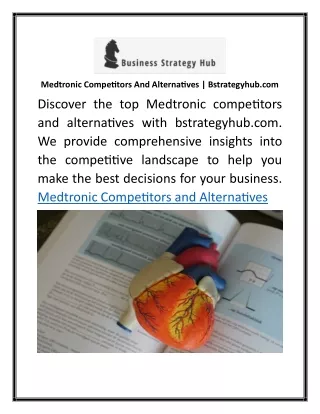 Medtronic Competitors And Alternatives | Bstrategyhub.com