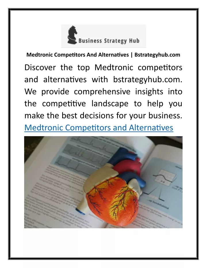 medtronic competitors and alternatives