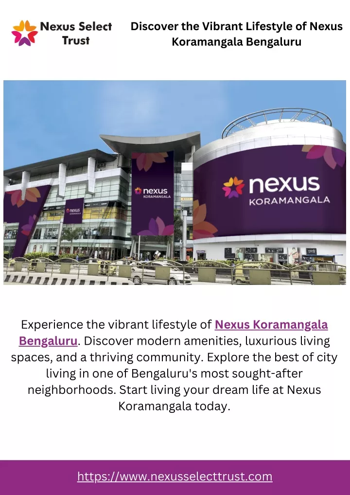 discover the vibrant lifestyle of nexus