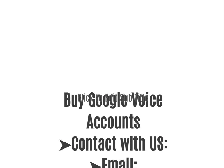 buy google voice accounts contact with us email