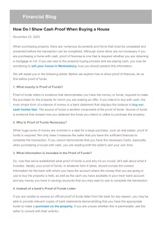 financial blog