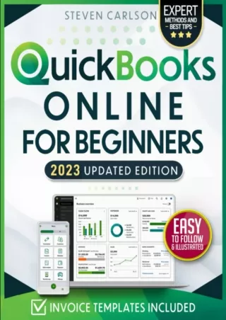 [PDF READ ONLINE] QuickBooks Online for Beginners, Updated Edition: A Complete and Easy-to-Follow Guidebook to Master Bo