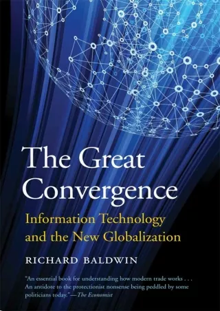 get [PDF] Download The Great Convergence: Information Technology and the New Globalization