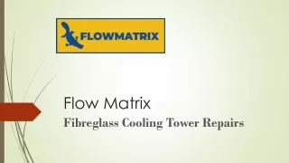 Fibreglass Cooling Tower Repairs