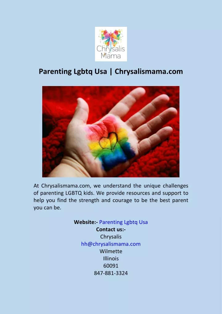 parenting lgbtq usa chrysalismama com