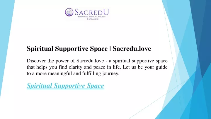 spiritual supportive space sacredu love discover