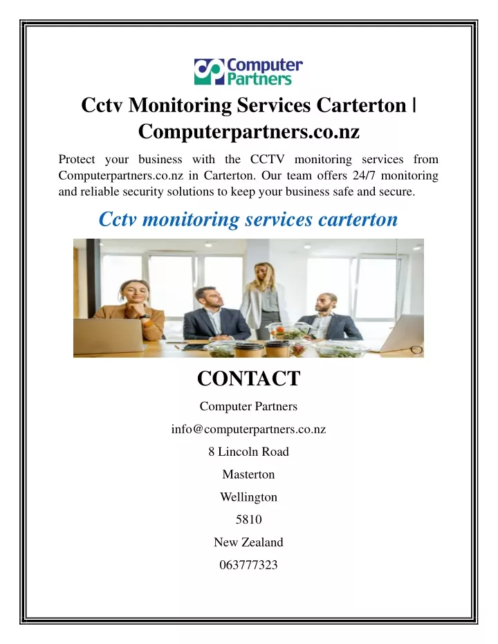 cctv monitoring services carterton