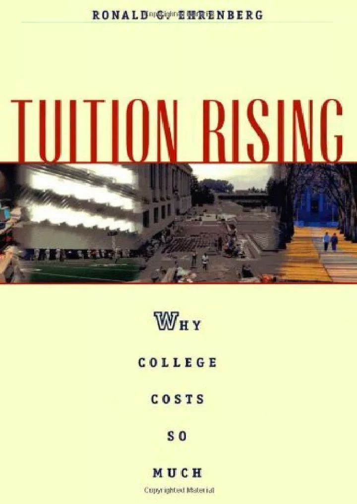 read download tuition rising why college costs