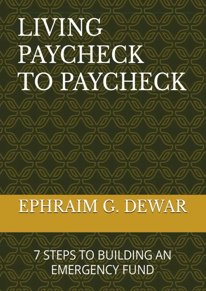 pdf read online living paycheck to paycheck