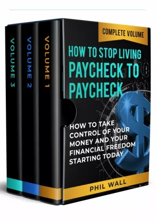 get [PDF] ⭐DOWNLOAD⭐ How to Stop Living Paycheck to Paycheck: How to Take Contro