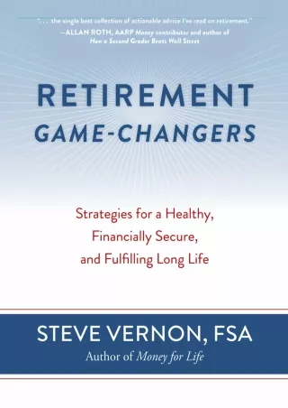 [✔Read❤ ⭐DOWNLOAD⭐]  Retirement Game-Changers: Strategies for a Healthy, Financi