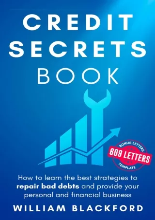 ✔Read❤ ebook [PDF]  Credit Secrets Book : How to Learn the Best Strategies to Re