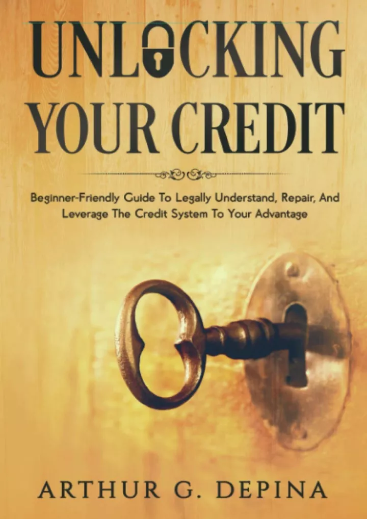 download pdf unlocking your credit beginner