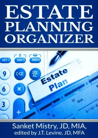 [PDF] ⭐DOWNLOAD⭐  Estate Planning Organizer: Legal Self-Help Guide