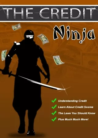 ✔Read❤ [PDF]  The Credit Ninja