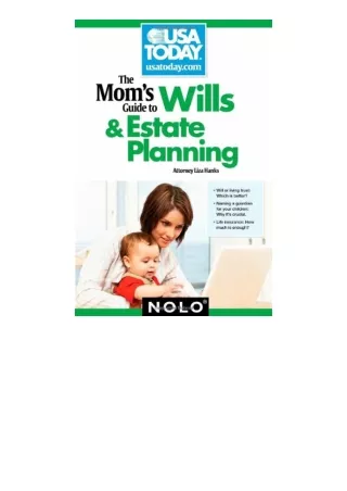 ✔️download⚡️ book (pdf) The Moms Guide to Wills and Estate Planning full