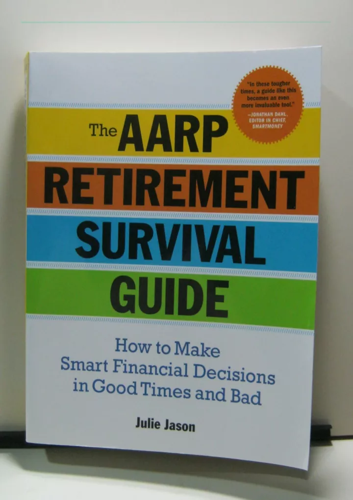 pdf read online the aarp retirement survival