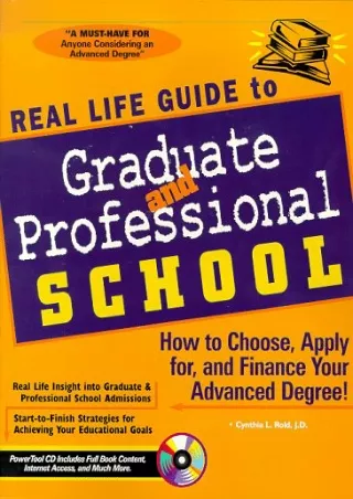 ✔Read❤ ebook [PDF]  Real Life Guide to Graduate & Professional School: How to Ch