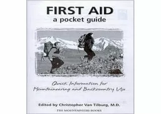 PDF/Read❤️ Wilderness First Aid: A Waterproof Folding Guide to Common Sense Self C