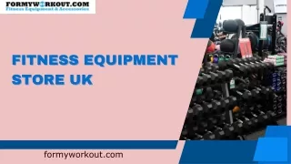 fitness equipment store UK