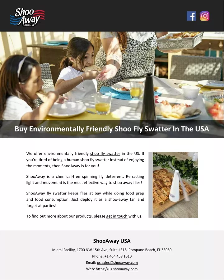 buy environmentally friendly shoo fly swatter