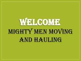 welcome