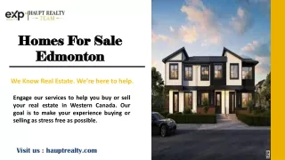 Homes For Sale Edmonton