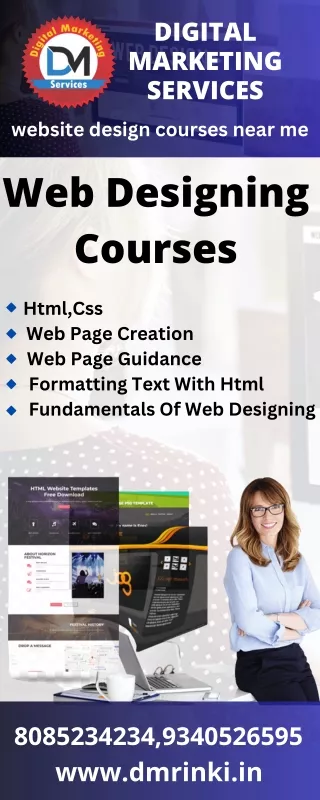 website design courses near me