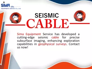 seismic cable