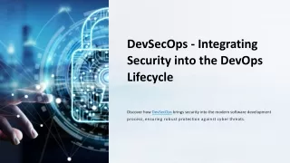 DevSecOps Integrating Security in to the DevOps Lifecycle