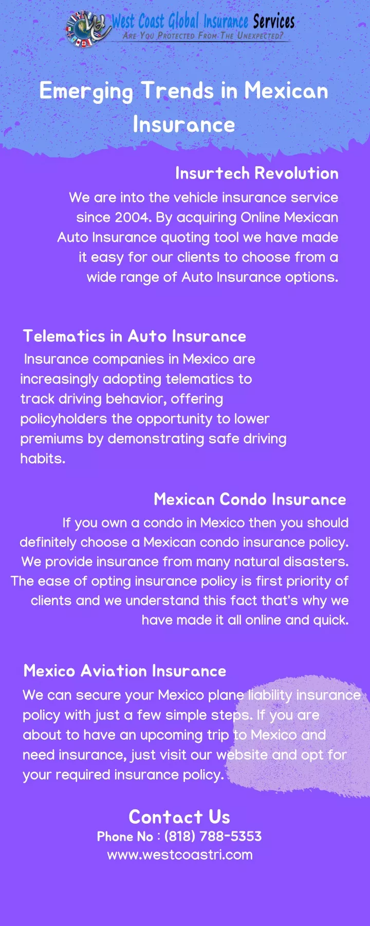 emerging trends in mexican insurance