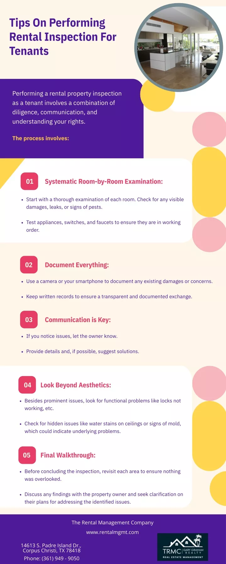 tips on performing rental inspection for tenants