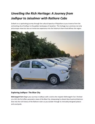 unveiling the rich heritage a journey from