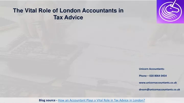 th vital rol of london accountants in tax advic